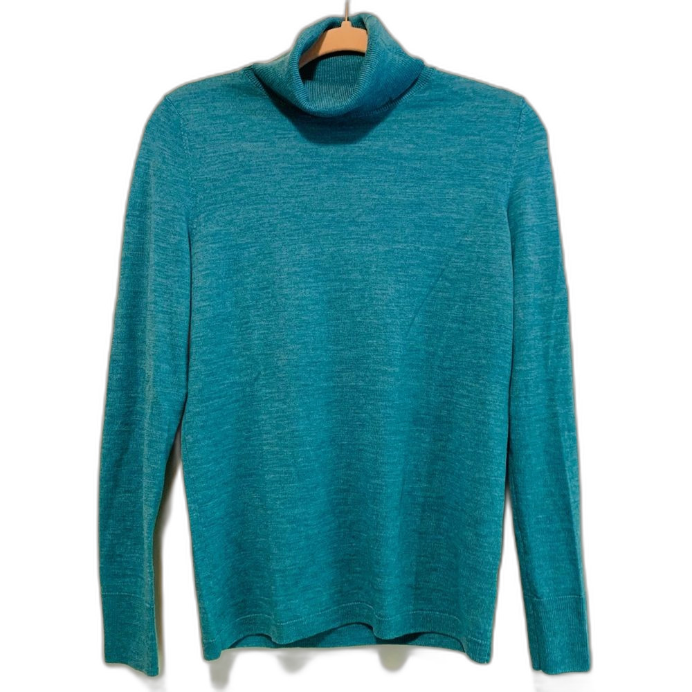 Talbots pure merino wool lightweight turtleneck sweater size small